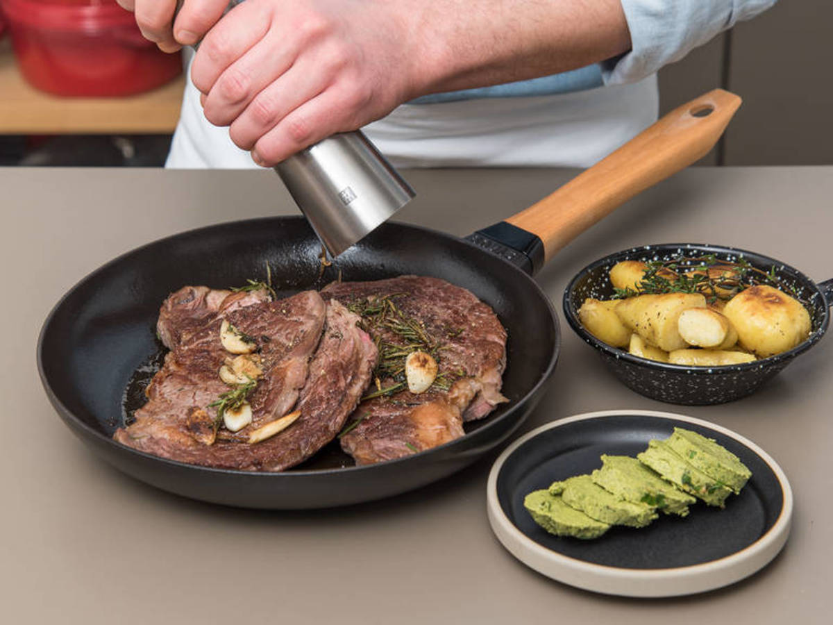 Am besten Steak braten Pfanne